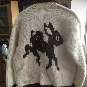 Buffalo knit sweater Jacket size Large